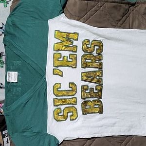 PINK being Sic 'em Bears shirt